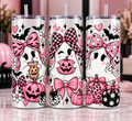 Pretty in Pink Spooky Tumbler
