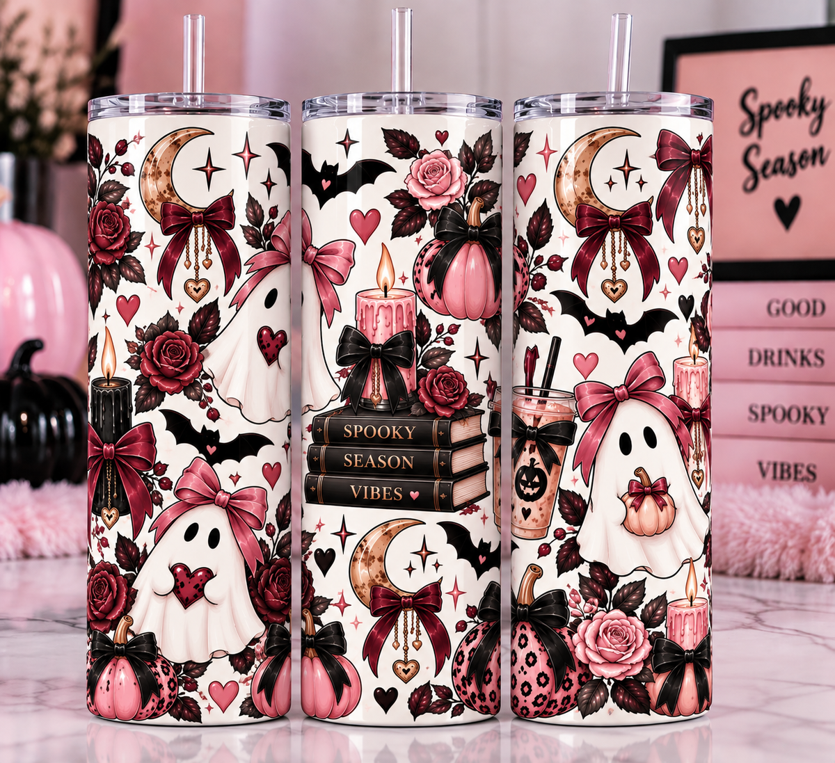 Spooky Season Vibes Tumbler