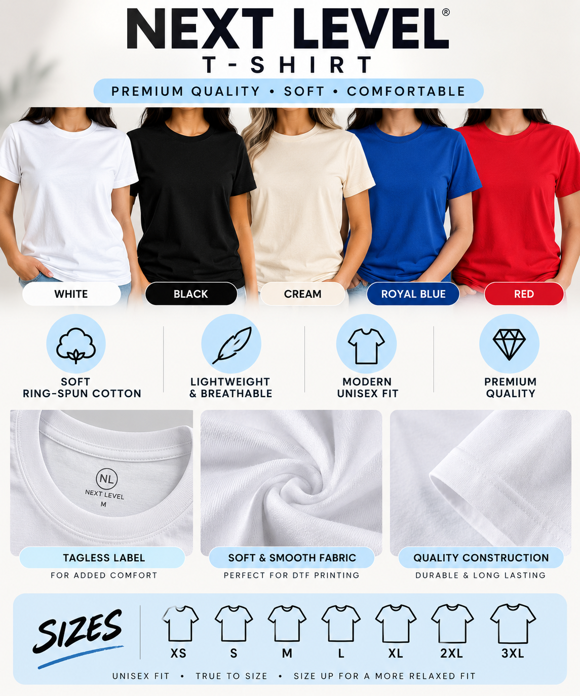 Custom T-Shirt – Upload Your Design