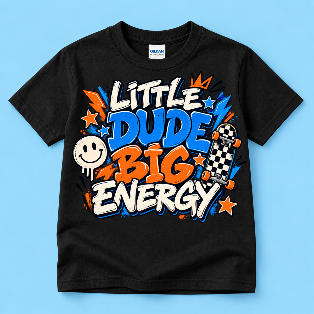 Little Dude Big Energy Youth T-Shirt