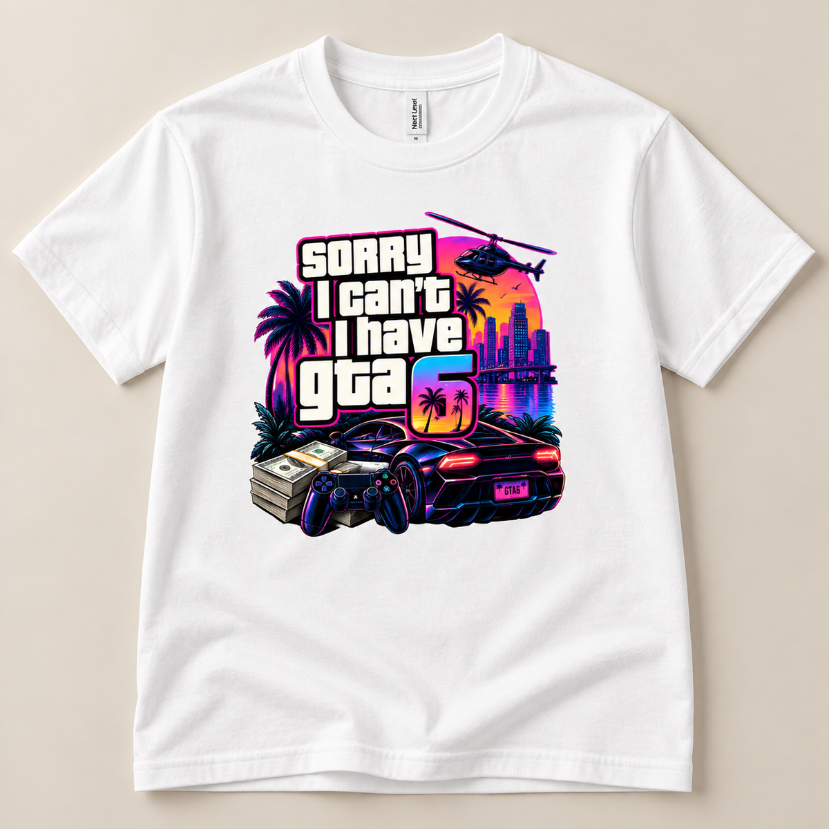 Sorry I Can’t, I Have GTA 6 Adult T-Shirt