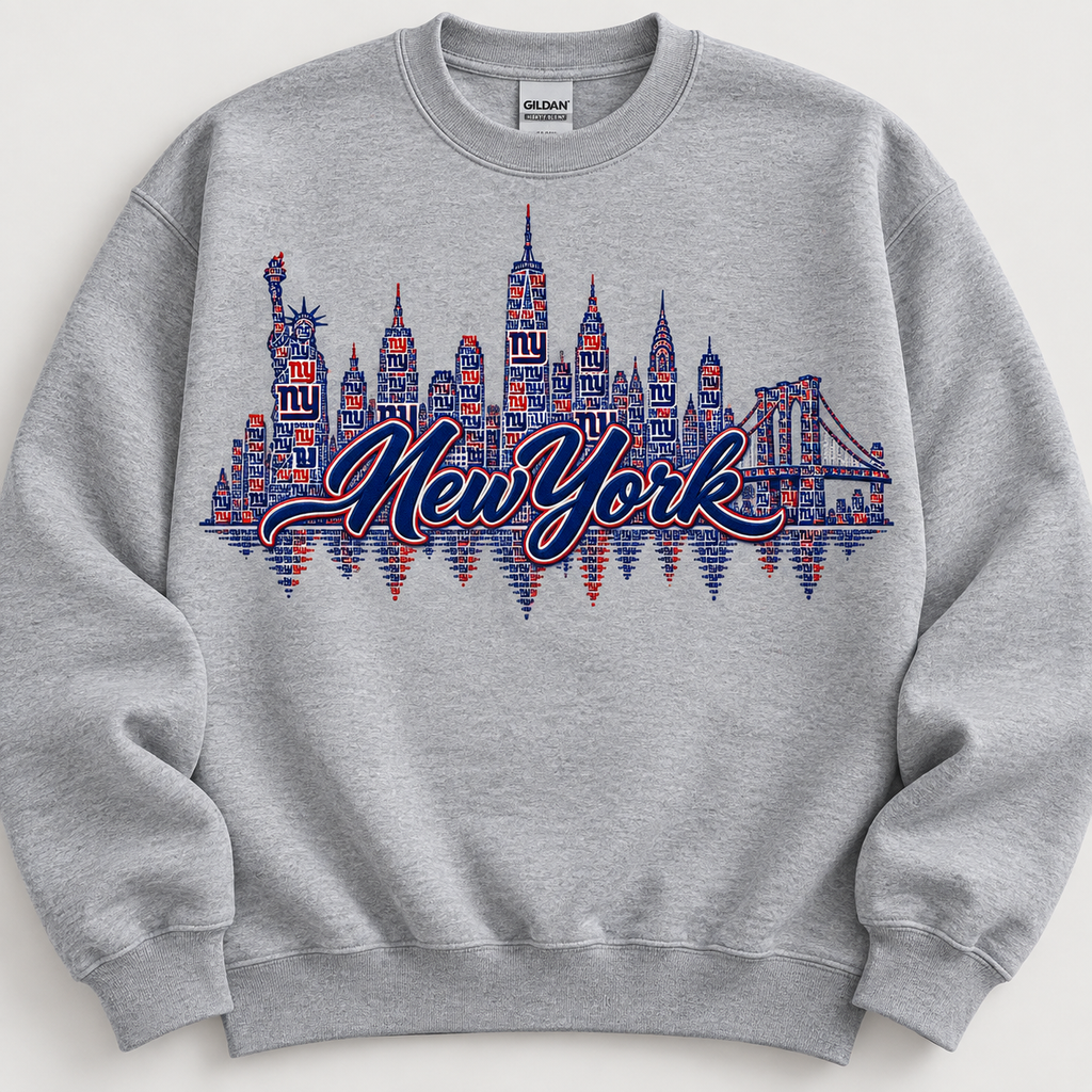 New York Skyline Crewneck Sweatshirt