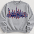 New York Skyline Crewneck Sweatshirt