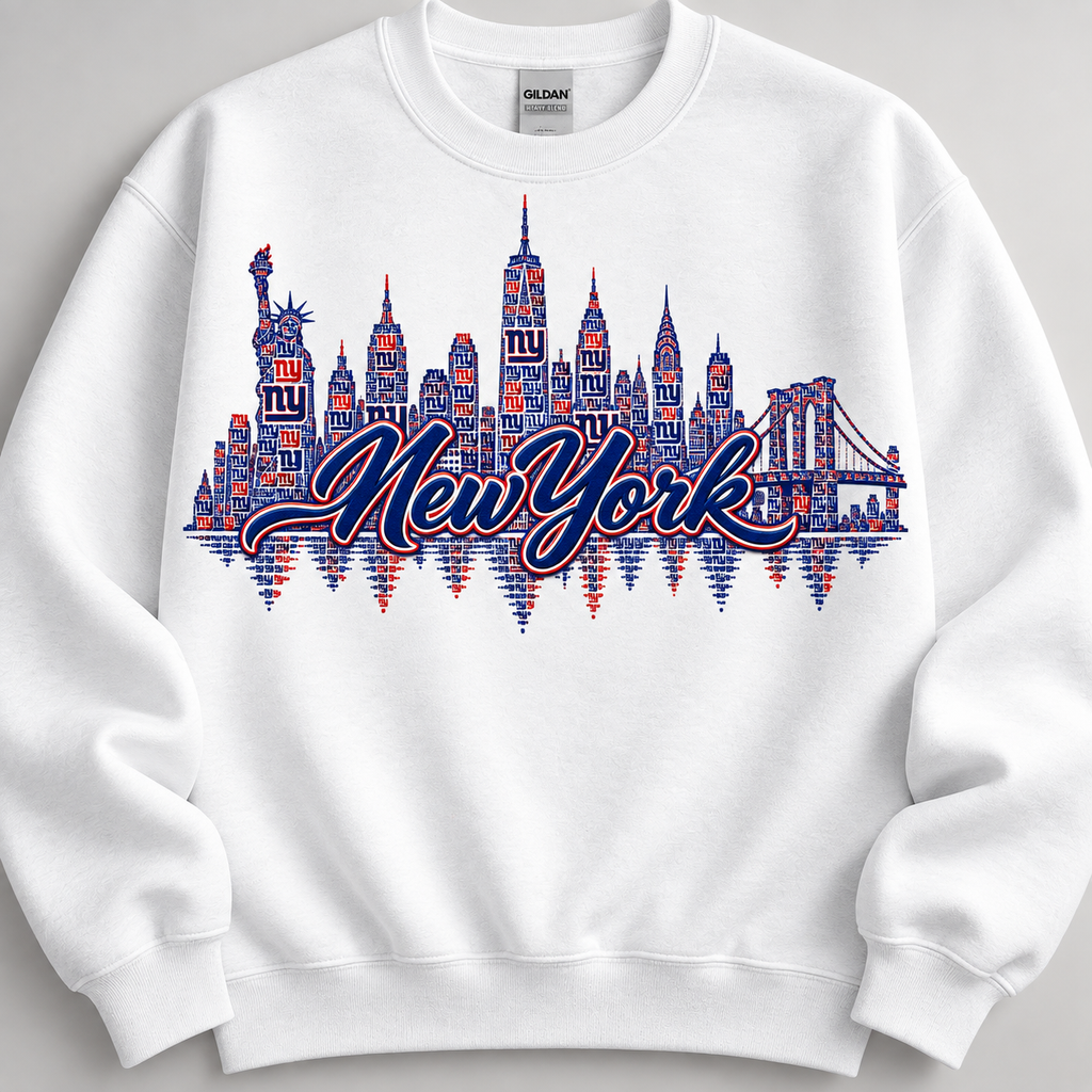 New York Skyline Crewneck Sweatshirt