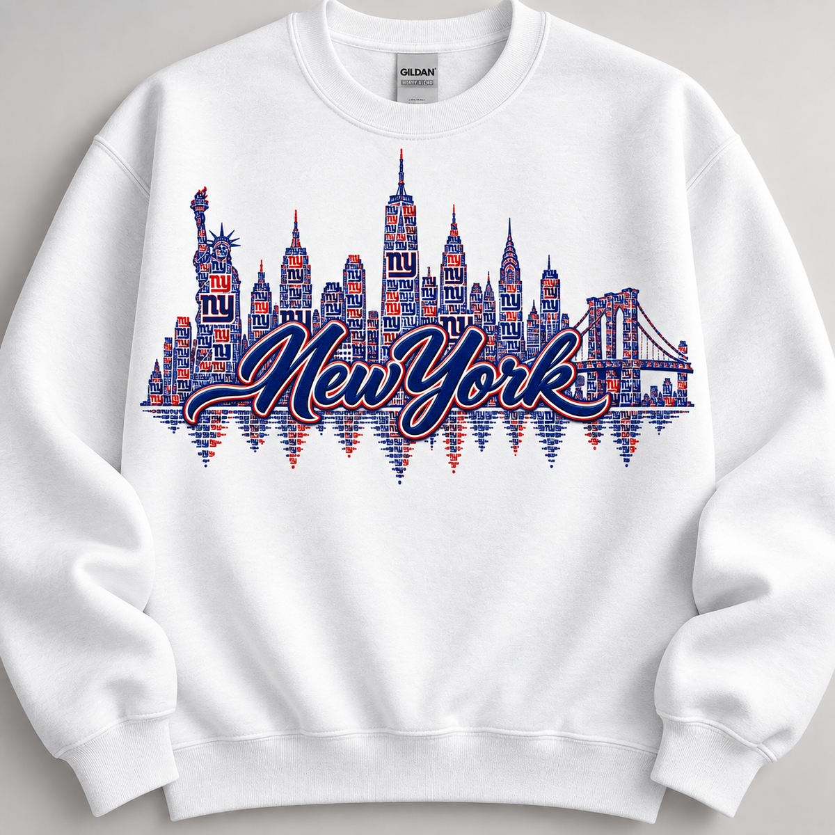 New York Skyline Crewneck Sweatshirt