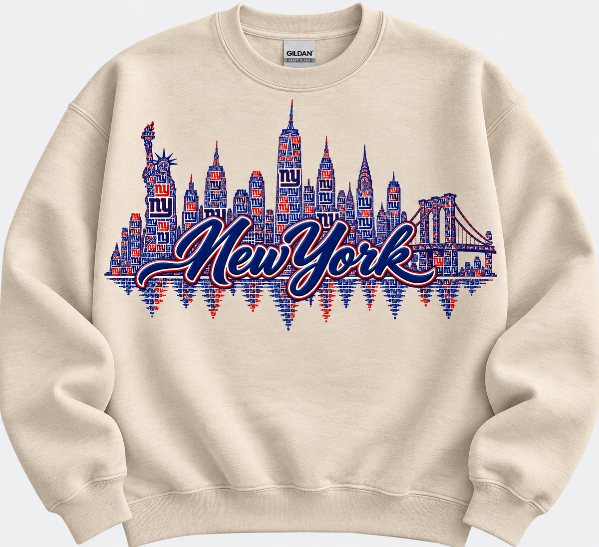 New York Skyline Crewneck Sweatshirt