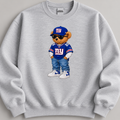 NY Football Bear Youth Crewneck